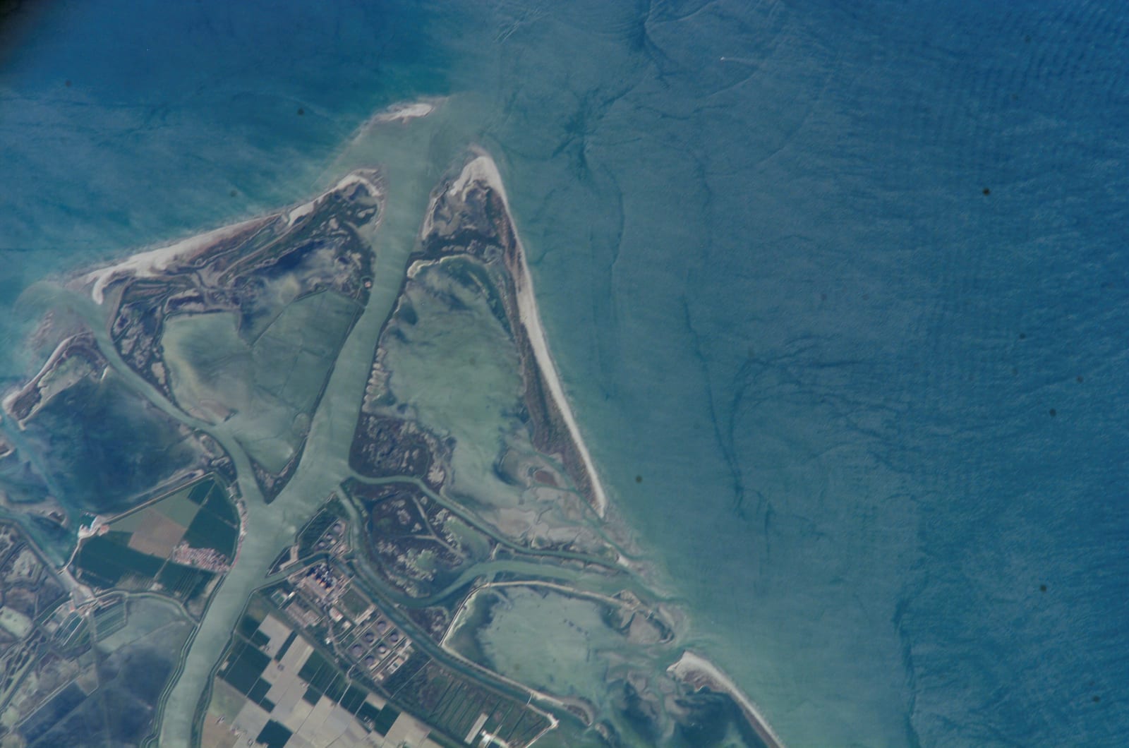 Il Delta del Po visto dallo spazio